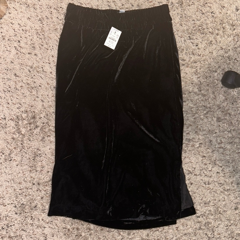 Black Velvet NWT J Crew Skirt